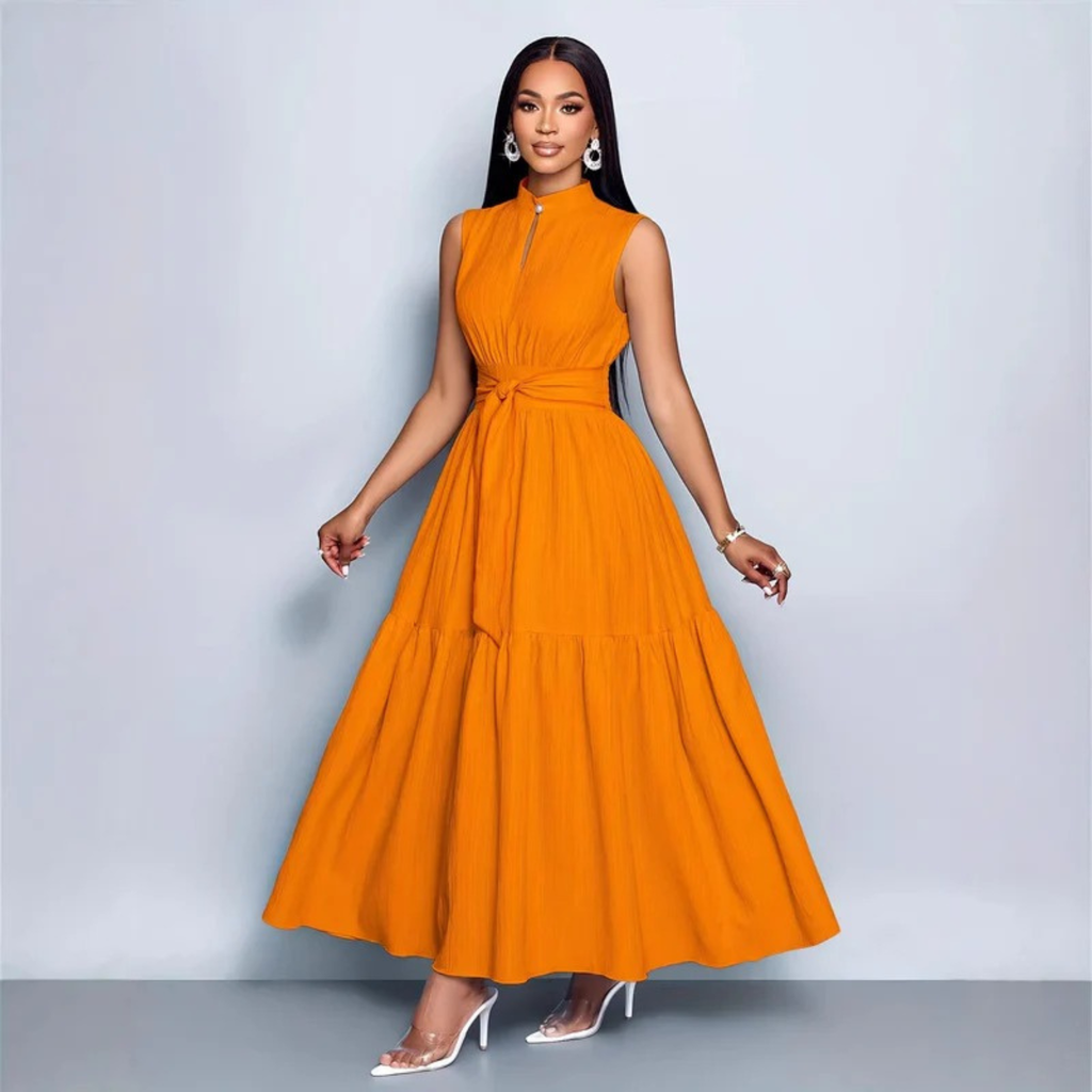 Women’s Strap Lace Patchwork Dress – Elegant Style
